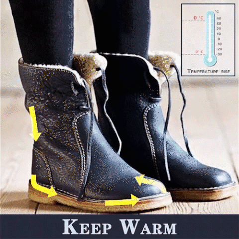 [🔥50% reducere astăzi - nu-l ratați] Pantofi ortopedici cu design ergonomic - căptușeală din lână de iarnă + cusătură manuală👞