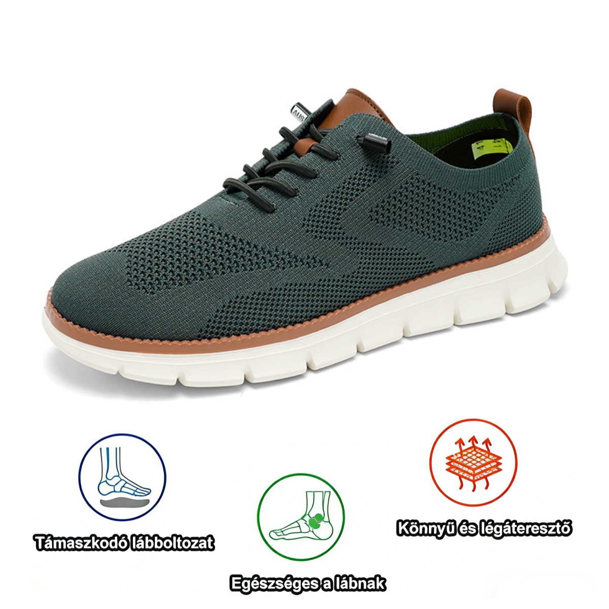 ⏰Ma 50% kedvezmény, ne maradj le! Ergonomikus kialakítású ortopéd cipő, elegáns brit stílusban, vízálló és csúszásmentes 💧 + kézzel varrott - Csillapítsa a lábfájdalmat🦶🏻