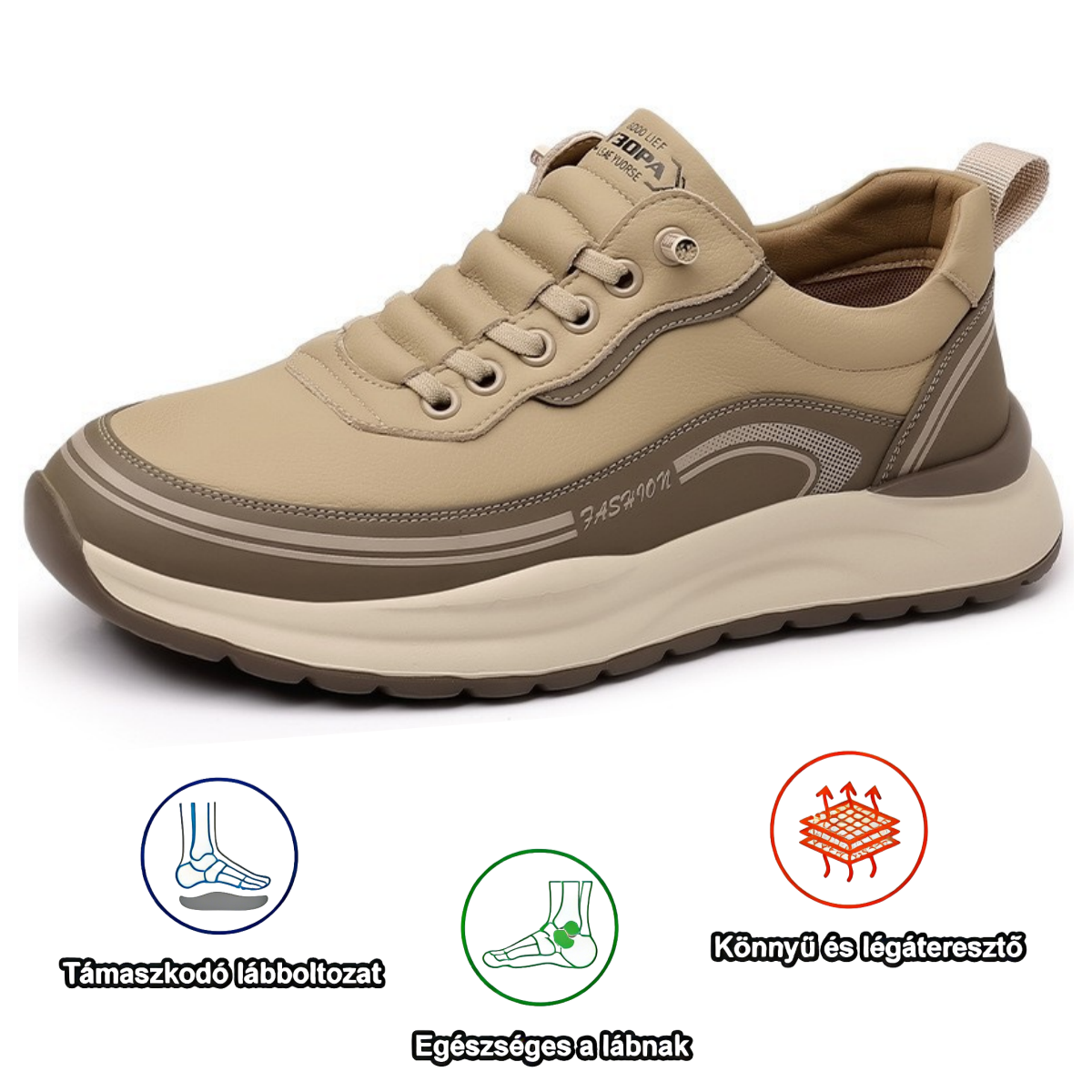 🎄Karácsonyi akció: 70% kedvezmény – ne hagyja ki! Fejlesztett ortopéd cipő, ergonómikus kialakítás – vízálló és csúszásmentes – prémium minőségű bőr + kézzel varrott 👞