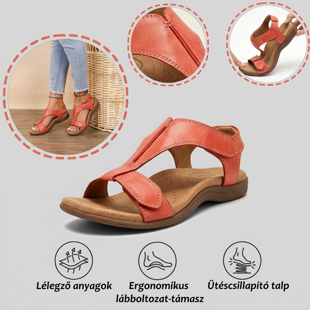 【⏰Utolsó nap, 70% kedvezmény! Ne maradj le!】Ergonómiailag tervezett ortopéd szandálok ütéscsillapítással,✅️egészséges ortopéd cipők, amelyeket kifejezetten európai nők számára terveztek.