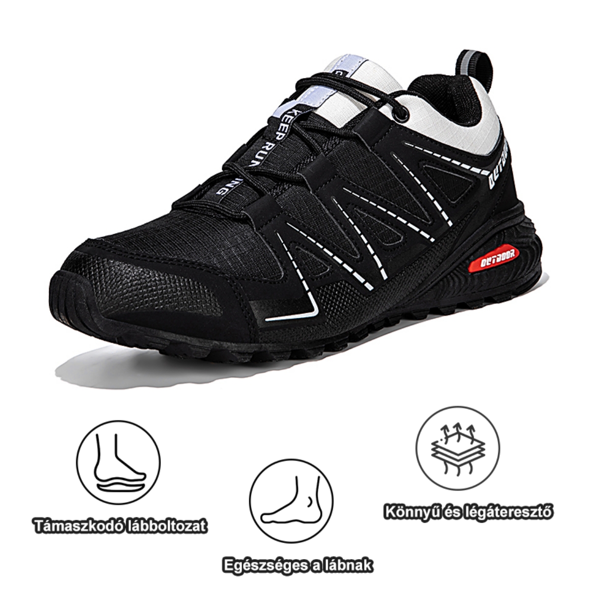 [⏰Utolsó nap 50% kedvezmény - Ne hagyja ki] Ergonomikus túrabakancsok - Prémium bőr + Kézzel varrott 👞