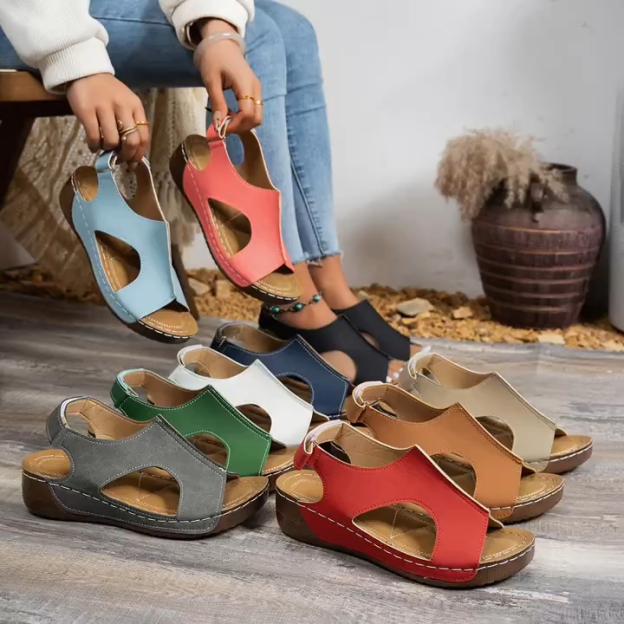 [🎁Utolsó nap féláron, ne hagyd ki] Ergonomikus kialakítású nyári ortopéd szandálok, fájdalommentes járás 👞 kényelmesebbé teszik a járást