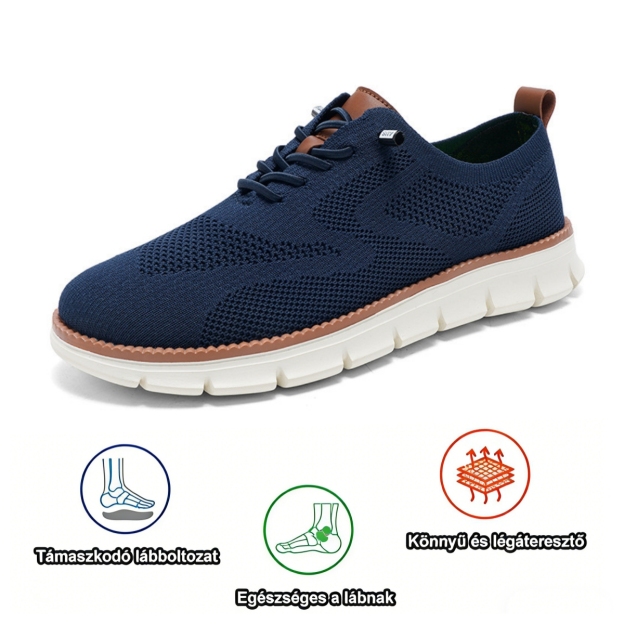 ⏰Ma 50% kedvezmény, ne maradj le! Ergonomikus kialakítású ortopéd cipő, elegáns brit stílusban, vízálló és csúszásmentes 💧 + kézzel varrott - Csillapítsa a lábfájdalmat🦶🏻