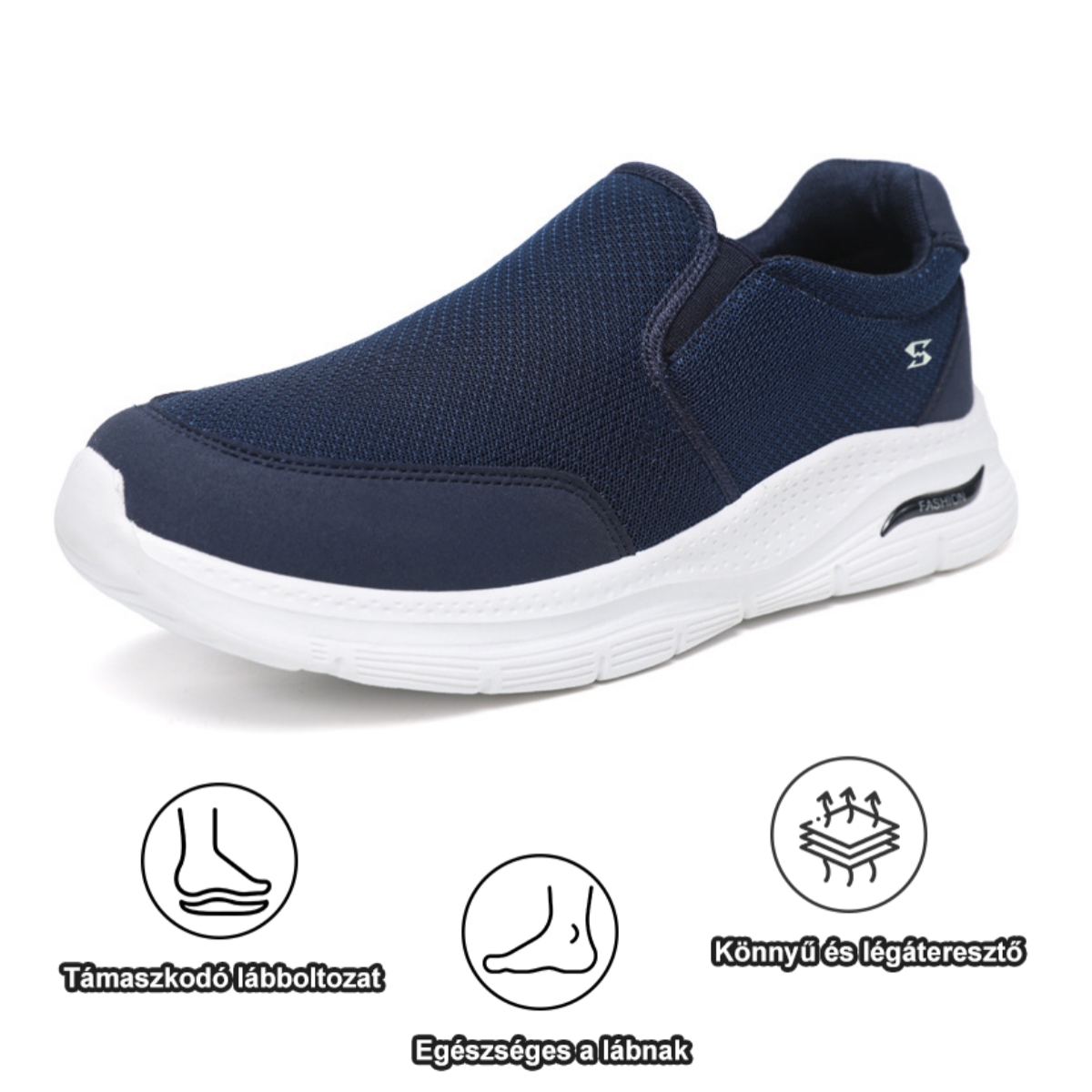 【🎁 Ma 50% kedvezmény - ne hagyd ki】 Ergonomikus kialakítású ortopéd cipő - minőségi bőr + kézi varrás 👞