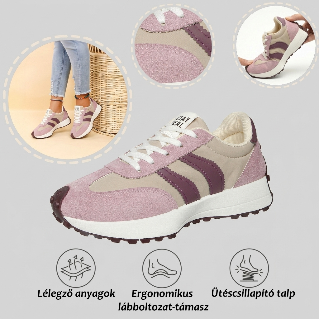⏰Utolsó nap 70% kedvezménnyel! Ne maradj le!🔥 Ergonómiailag tervezett ortopéd cipők nőknek - természetes lábboltozat-támasztást biztosítanak 👞Könnyen enyhíti a lábfájdalmat