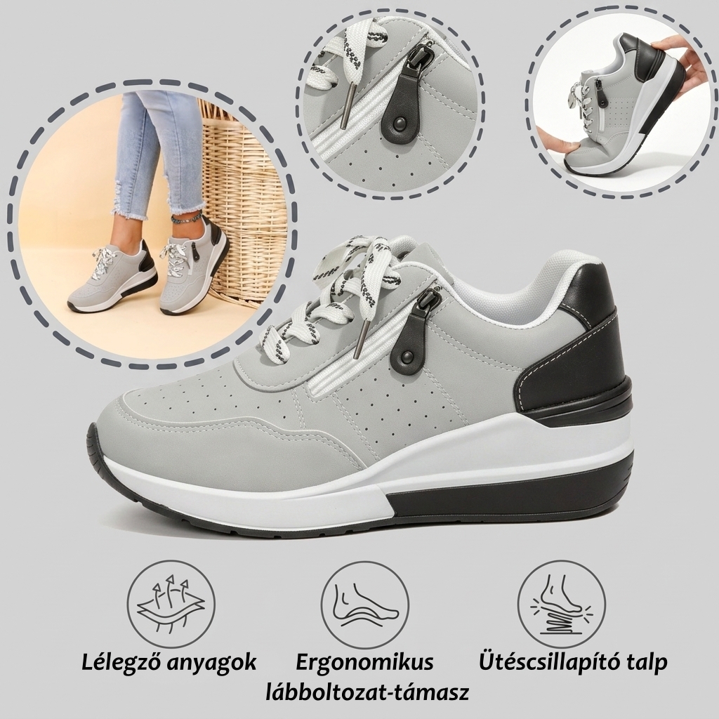 【⏰Utolsó nap, 70% kedvezmény! Ne maradj le!】Ergonómiailag tervezett ortopéd cipők ütéscsillapítással, ✅️Egészséges ortopéd cipők kifejezetten európai nők számára.