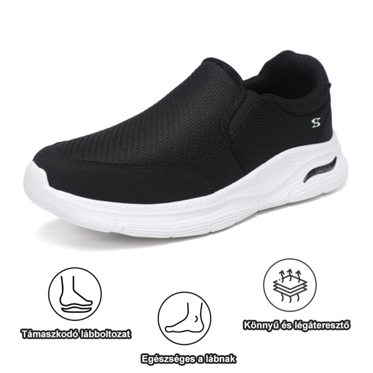 【🎁 Ma 50% kedvezmény - ne hagyd ki】 Ergonomikus kialakítású ortopéd cipő - minőségi bőr + kézi varrás 👞