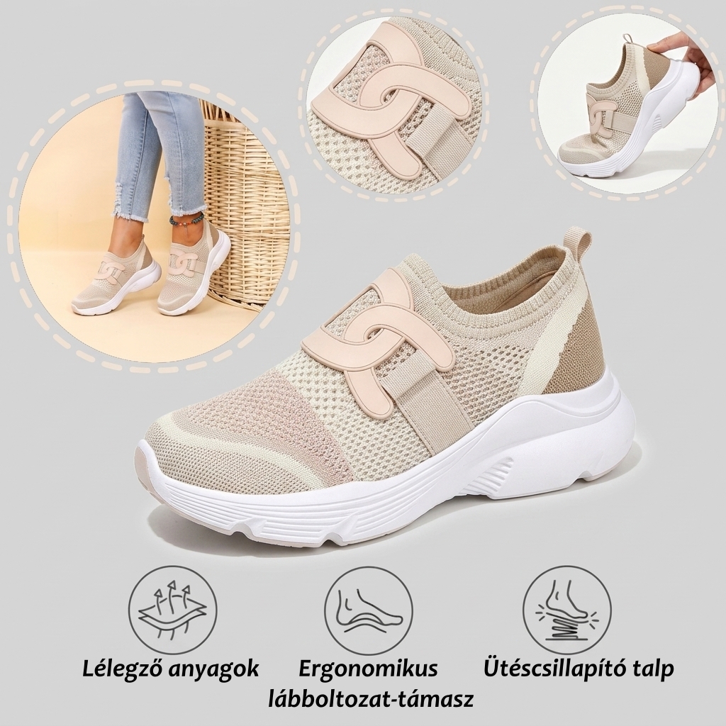 【⏰Utolsó nap, 70% kedvezmény! Ne maradj le!】Ergonómiailag tervezett ortopéd cipők ütéscsillapítással, ✅️Egészséges ortopéd cipők kifejezetten európai nők számára.