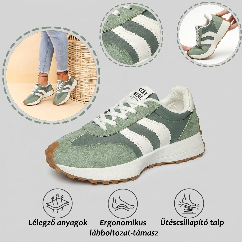 ⏰Utolsó nap 70% kedvezménnyel! Ne maradj le!🔥 Ergonómiailag tervezett ortopéd cipők nőknek - természetes lábboltozat-támasztást biztosítanak 👞Könnyen enyhíti a lábfájdalmat
