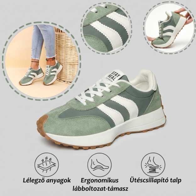 ⏰Utolsó nap 70% kedvezménnyel! Ne maradj le!🔥 Ergonómiailag tervezett ortopéd cipők nőknek - természetes lábboltozat-támasztást biztosítanak 👞Könnyen enyhíti a lábfájdalmat
