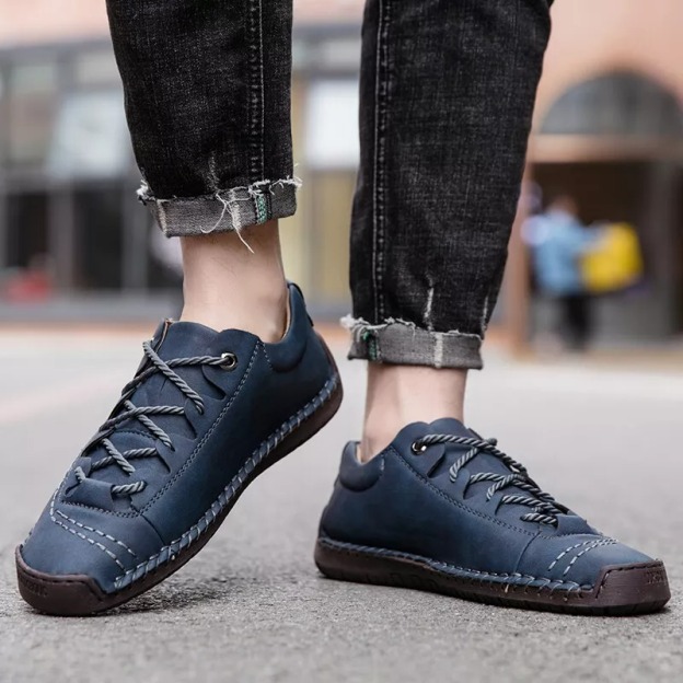[⏰50% kedvezmény ma - ne hagyd ki] Ergonomikus kialakítású ortopéd cipő - kiváló minőségű bőr + kézzel varrott👞