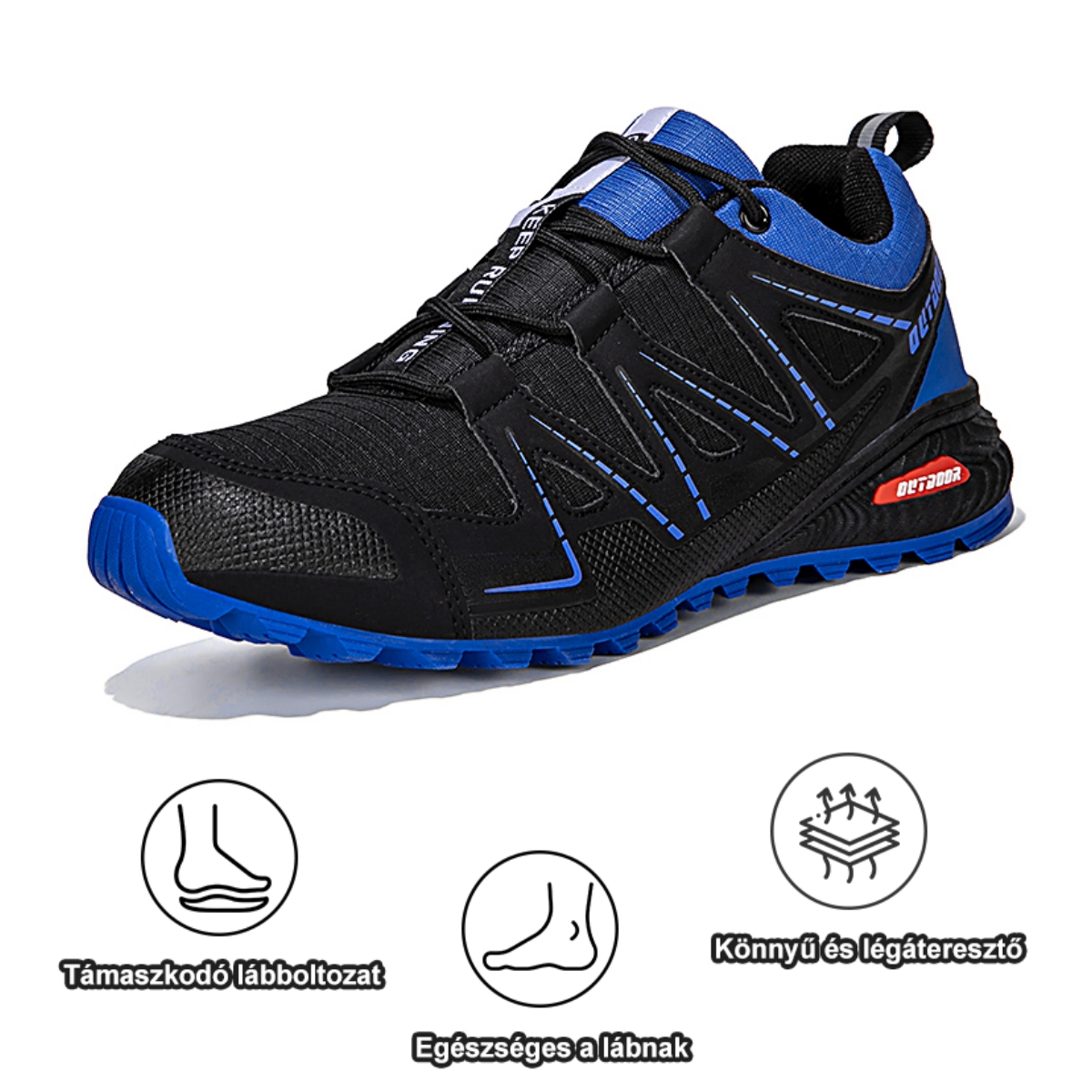 [⏰Utolsó nap 50% kedvezmény - Ne hagyja ki] Ergonomikus túrabakancsok - Prémium bőr + Kézzel varrott 👞