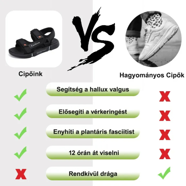 [🎁Utolsó nap féláron - ne hagyd ki] Ergonomikus kialakítású ortopéd szandálok - fájdalommentes járás👞 kényelmesebbé teszik a járást