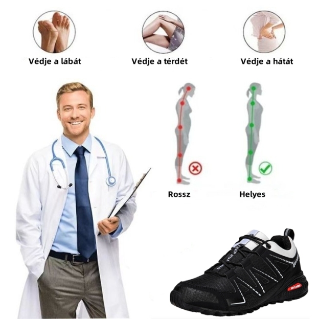 [⏰Utolsó nap 50% kedvezmény - Ne hagyja ki] Ergonomikus túrabakancsok - Prémium bőr + Kézzel varrott 👞
