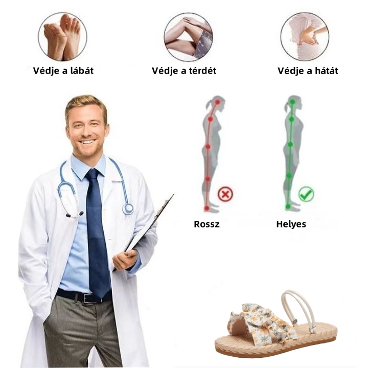 [🎁Utolsó nap féláron - ne hagyd ki] Ergonomikus kialakítású ortopéd szandálok - fájdalommentes járás👞 kényelmesebbé teszik a járást