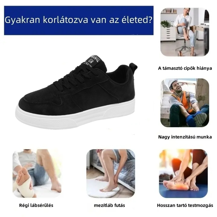⏰Ma 70% kedvezmény - Ne maradj le! 👞Ergonomikus ortopéd velúr cipő, puha és kényelmes, vízálló és csúszásmentes🦶Csillapítja a lábfájdalmat.