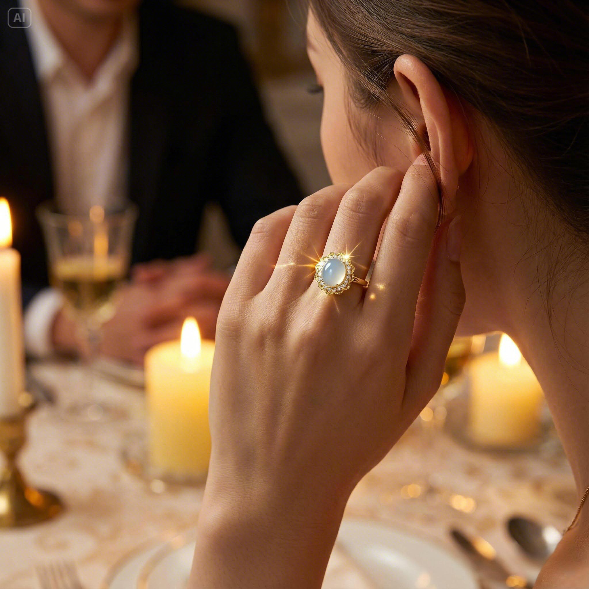 Baby's - Breath Ring – HetianYu Mart