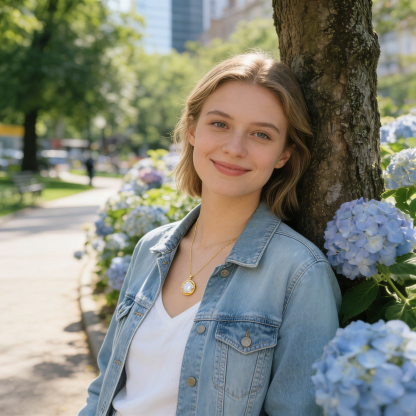 Lilac Sachet Pendant