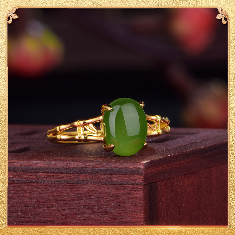 Bamboo Joints Ring - Nature's wisdom and grace