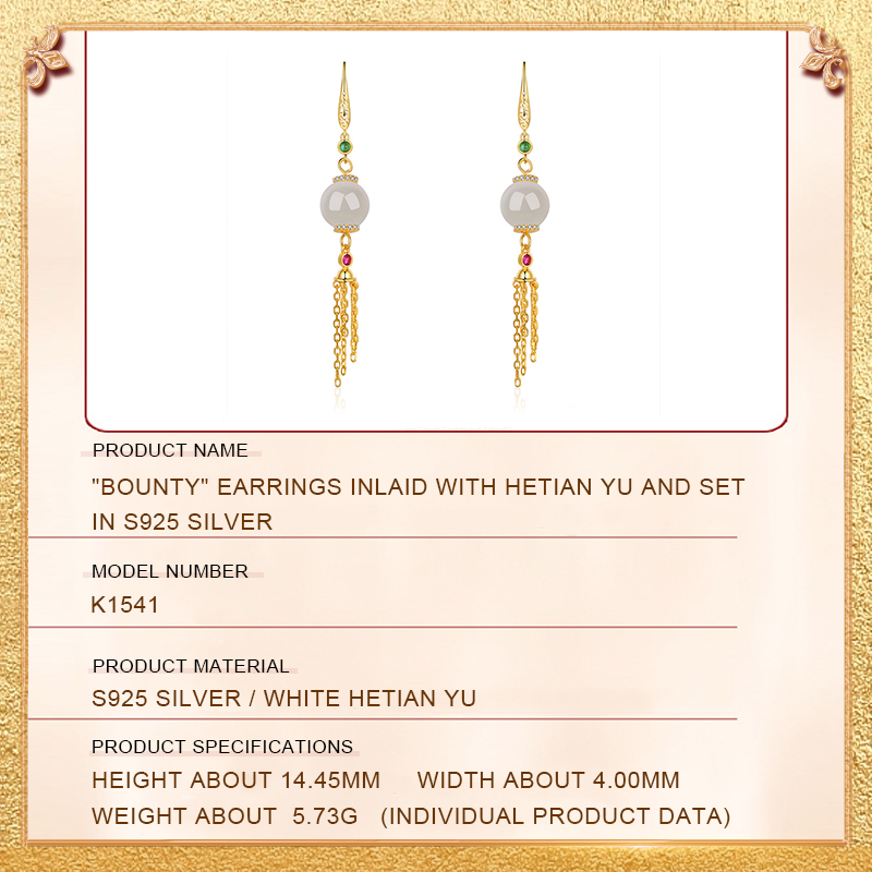 the specification and size of the bounty earrings
