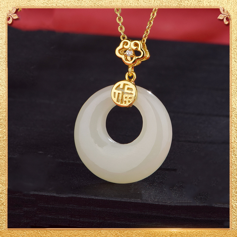 the second display of the peace plaque pendant