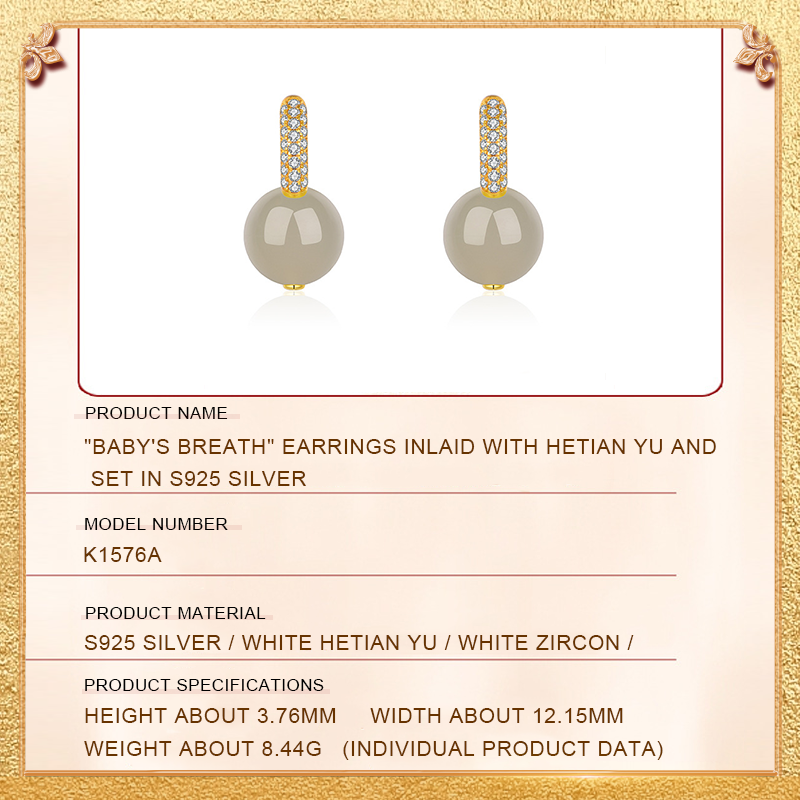the specification and size of the baby's breath earrings