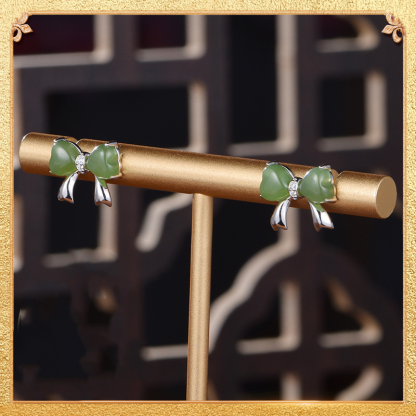 All Happy Earrings - Exquisitely carved