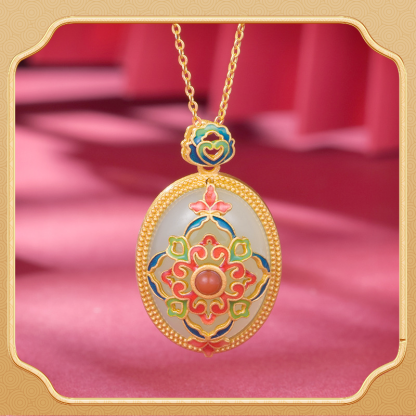 the first display of the fortune dunhuang pendant