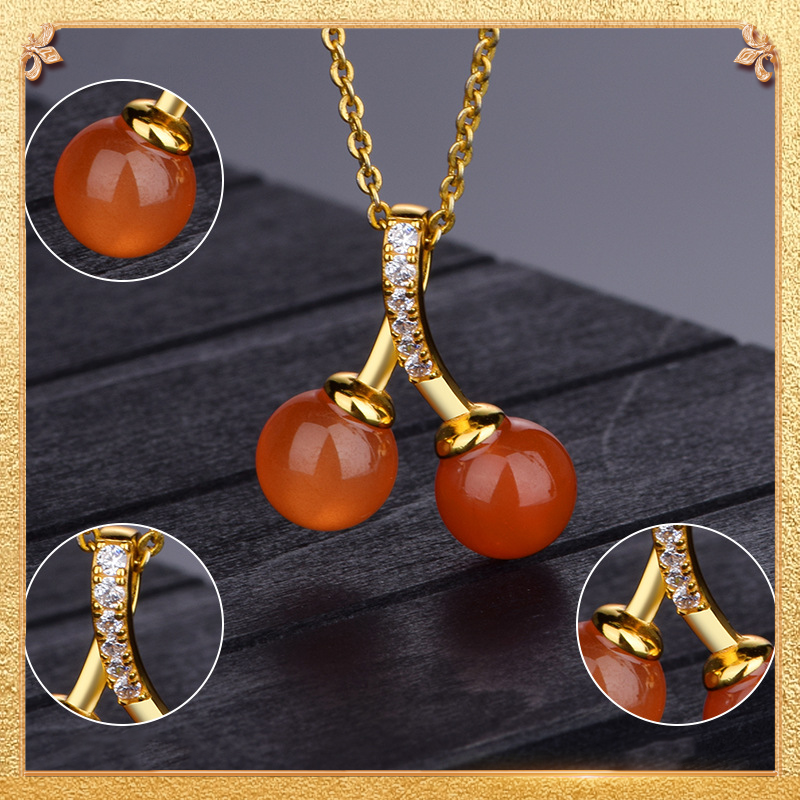 Cherry-shaped Pendant