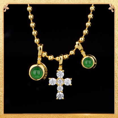 Lucky Emerald Necklace