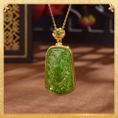 Hetian Jasper Sachet Pendant
