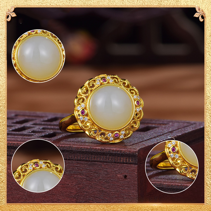 Ring of the Moon's Rhyme - Retro Chinese style