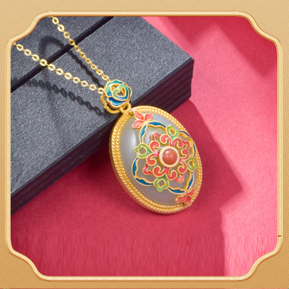 the second display of the fortune dunhuang pendant