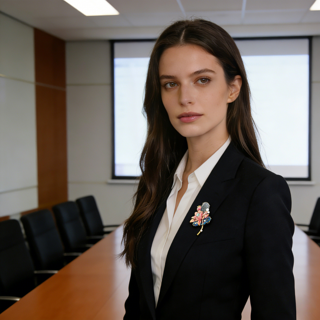 Jadeite "Lotus" 2-in-1 Brooch/Pendant (Model K2844)
