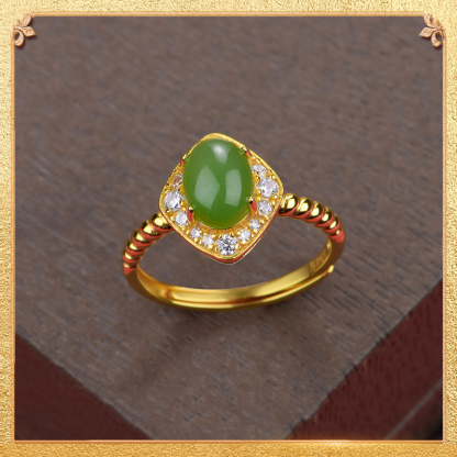 Classical Rhombus Ring - Symbolizes a life filled with brightness