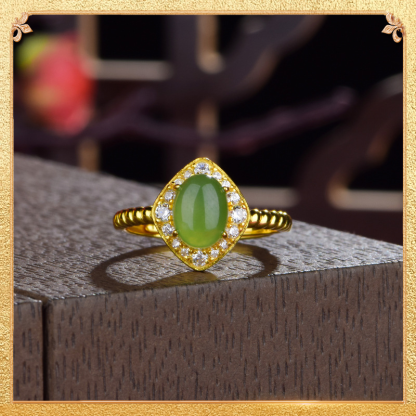 Classical Rhombus Ring - Symbolizes a life filled with brightness