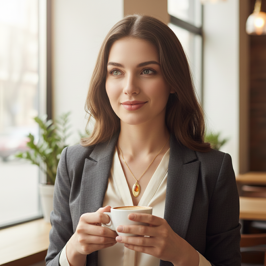 Southern Red Agate Water Drop Brushed Ear Drop