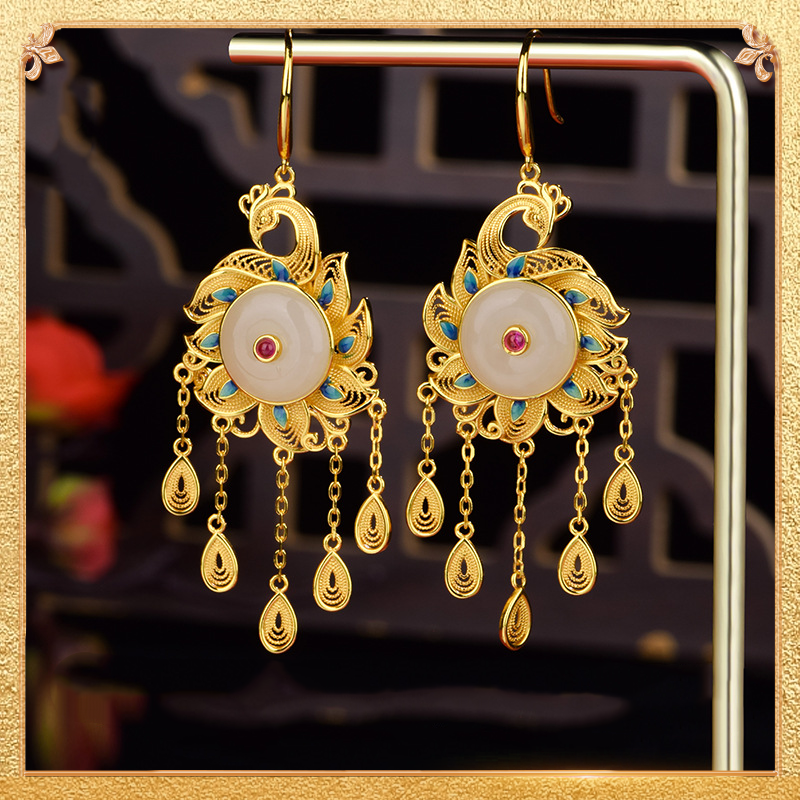 the first display of the beautyful phoenix earrings