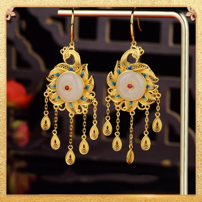 the first display of the beautyful phoenix earrings