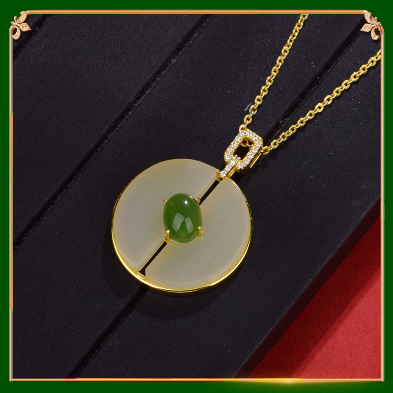 Display of Pearl Jade Pendant