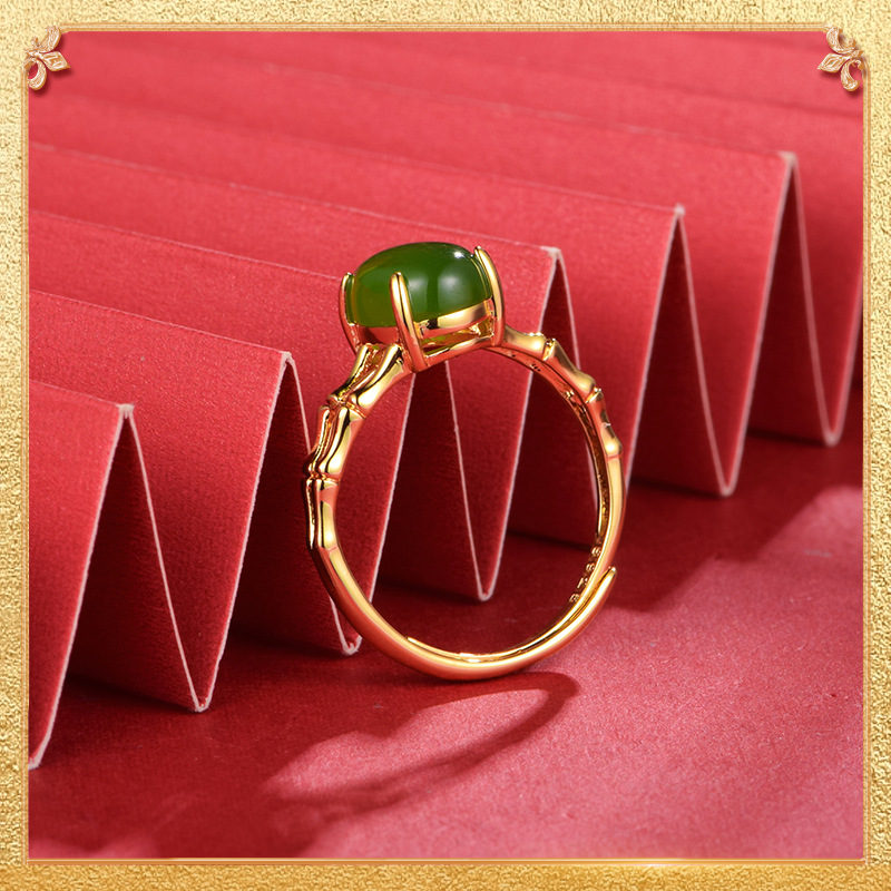 Bamboo Joints Ring - Nature's wisdom and grace