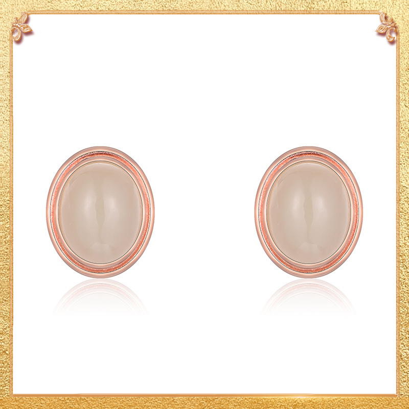 close-up shot display of the dazzling ear studs