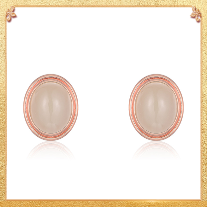 close-up shot display of the dazzling ear studs