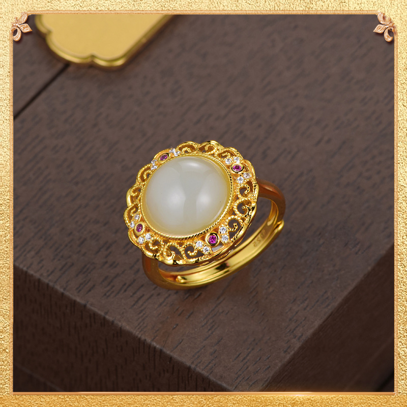 Ring of the Moon's Rhyme - Retro Chinese style