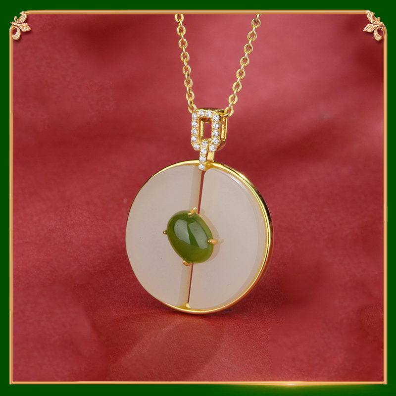 Display of Pearl Jade Pendant
