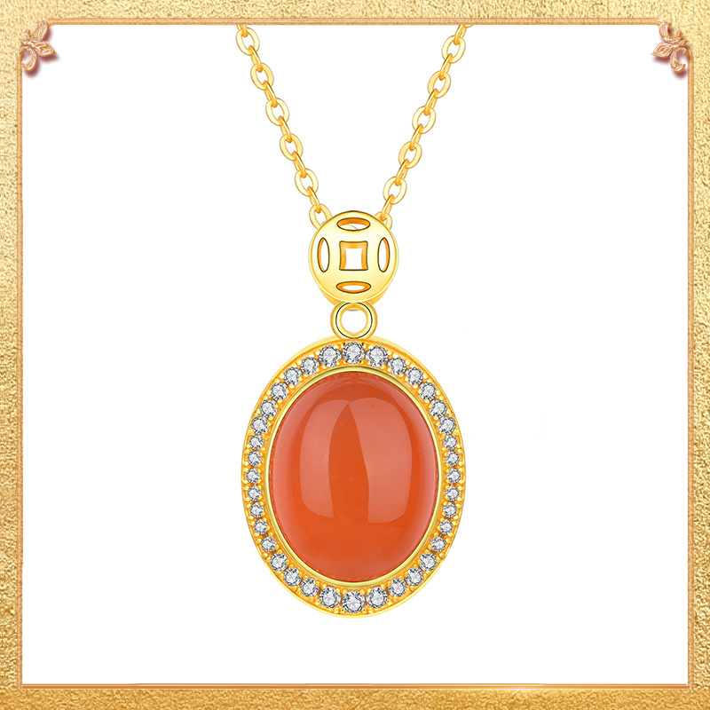 South Red Agate Fortune-bringing Pendant