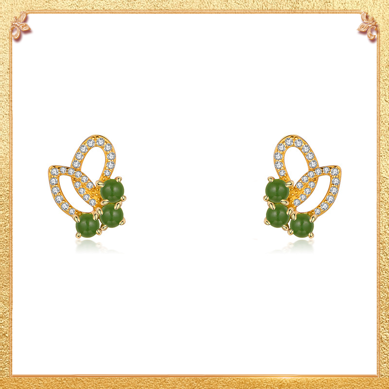 Green butterfly Earrings - embody profound cultural connotations