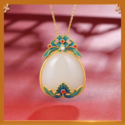 the first display of the woman flowers pendant