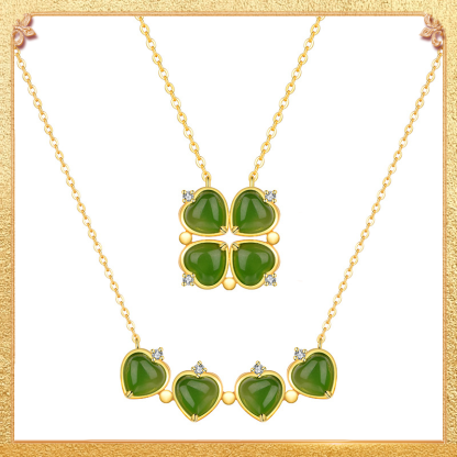 Dual-Design Heart-Shaped Pendant