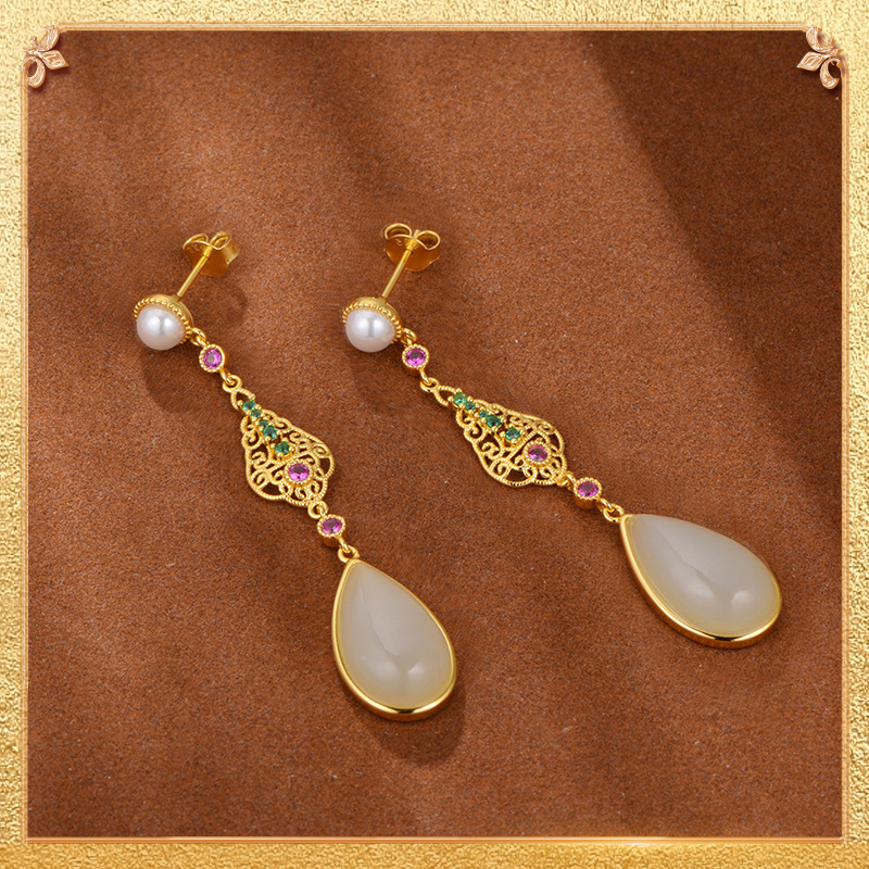 the second display of the poetry earrings